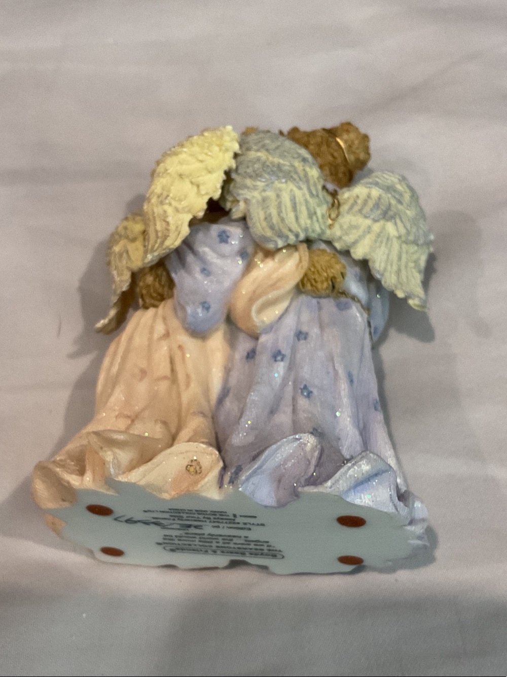 Boyds Bears Angelic Twin Bears Figurine - Blue and Cream - Picture 5 of 7